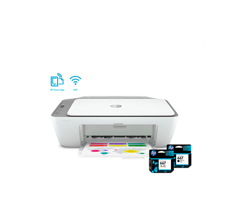 Impresora Multifuncional HP Deskjet Ink Advantage 2775 Wifi