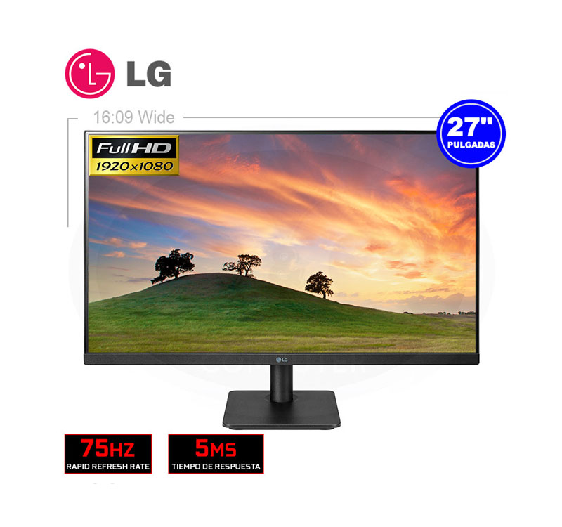 Monitor LG 27MP400-B, 27″, 1920 x 1080, FHD, IPS, VGA / HDMI - Laptopstore