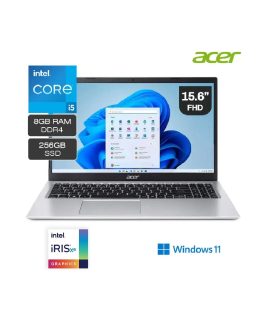 ACER ASPIRE 3 CORE I5-1135G7 4.2GHZ RAM 8GB DDR4 SSD 256GB  PANTALLA 15.6