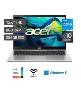 ACER Aspire 3 Intel Core i5 12va generación 8GB 256GB SSD 15.6"