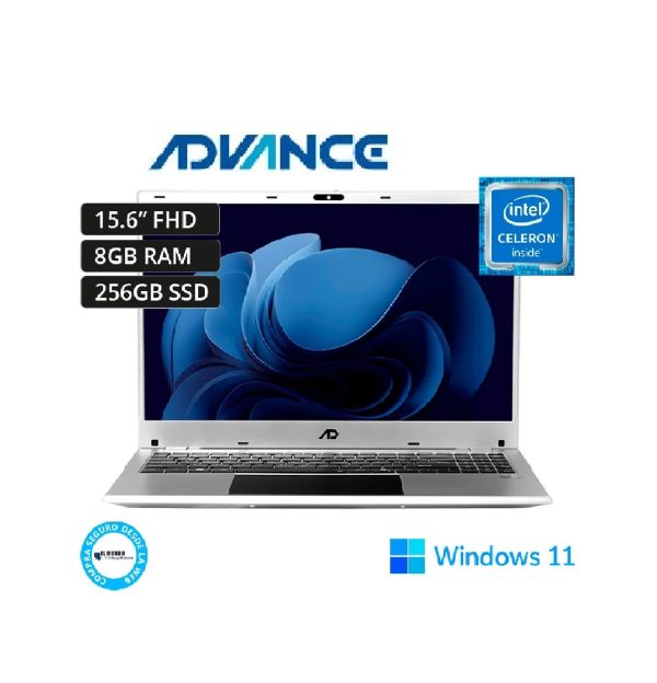 Advance NV9855 Celeron N4020 1.10 GHz 8GB RAM 256GB SSD, 15.6"