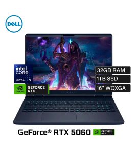 (C) Dell Alienware 16X Core Ultra 9 275HX Ram 32 GB Disco 1 TB SSD Video NVIDIA RTX 5060 8 GB 16″ WQXGA Windows 11