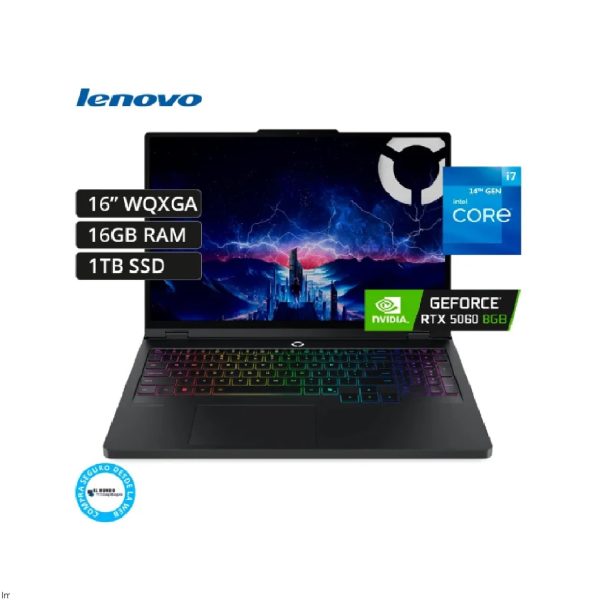 (C) Legion Pro 5 Core i7-14650HX, 16GB RAM, 1TB SSD, RTX 5060 8GB, 16″ WQXGA, Windows 11