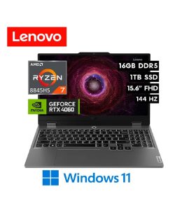 (C) Lenovo LOQ Ryzen 7 8845HS 16GB 1TB SSD NVIDIA RTX 4060 8GB 15.6″ FHD 144Hz W11