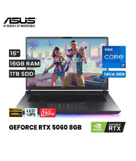 (C) ASUS ROG STRIX G16 CORE I7 14650HX 16GB RAM 1TB SSD RTX 5060 8GB 16 WUXGA IPS 165HZ