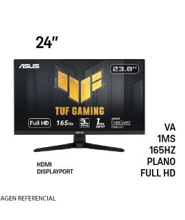(S) ASUS TUF GAMING VG247Q1A 24 PULG VA 165HZ PLANO