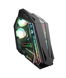 TEROS TE-1314G, Mid Tower, USB 3.0 / USB 2.0, audio, ventilador ARGB, negro