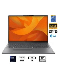 (C) yoga Core Ultra 7 Slim 2 En 1 16iml9 (83-7slim 2 En 1,16iml9) Pantalla 16" Wuxga Oled, Ram 16gb, Ssd 1tb, Intel Graphics, Win11, Grey