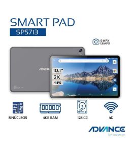 Advance SmartPad SP5713, 10.1" 2K, IPS, Android 11, 4G, 4GB RAM, 128GB