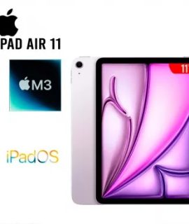 (D) iPad Air 11 A3266 Chip M3 Almacenamiento 256GB 11" Retina Púrpura