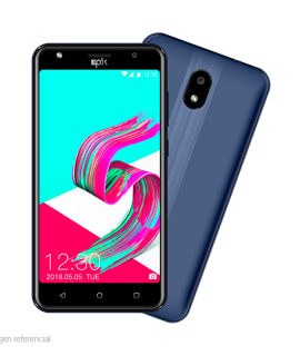 SMARTPHONE EPIK ONE K501, 5.0", ANDROID 8.1, 3G, DUAL SIM, COLOR PLOMO, DESBLOQUEADO