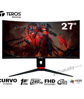 Teros Gaming TE-2764G Curvo FHD VA 240 Hz 1ms RGB - Negro