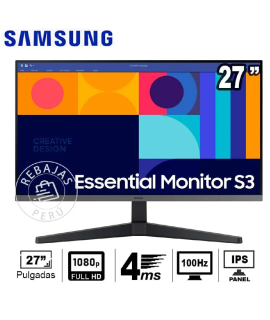 Monitor Samsung 27" FHD IPS 100Hz HDMI Eye Saver Flicker