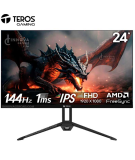 TEROS TE-2417S, 24" FHD IPS, 144Hz, 1 ms, HDMI, DP, Speakers