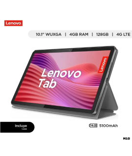 LENOVO TAB TB311XU 4G LTE 4GB RAM 128GB ROM - LUNA GRAY + FOLIO CASE