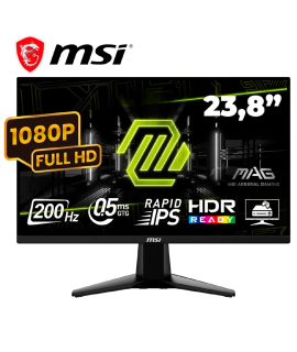 MSI MAG 244F PLANO 23.8” FHD RAPID IPS 200Hz