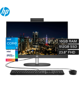 HP AIO Pro One 240 G10 Intel Core I5 1334U Ram 16GB Disco 512 SSD 23.8" FHD