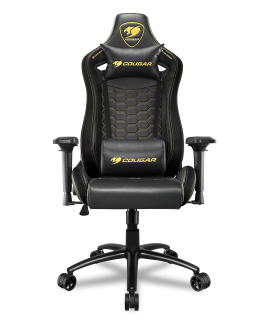 SILLA COUGAR OUTRIDER S ROYAL GAMING BLACK / DORADO, ( 3MOURNXB.0001 )