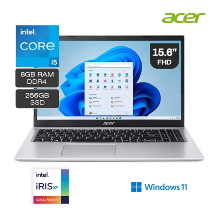 Laptop Acer Aspire 3 A315-58-569T Intel Core i5-1135G7 256GB SSD 8GB RAM 15.6″ Full HD